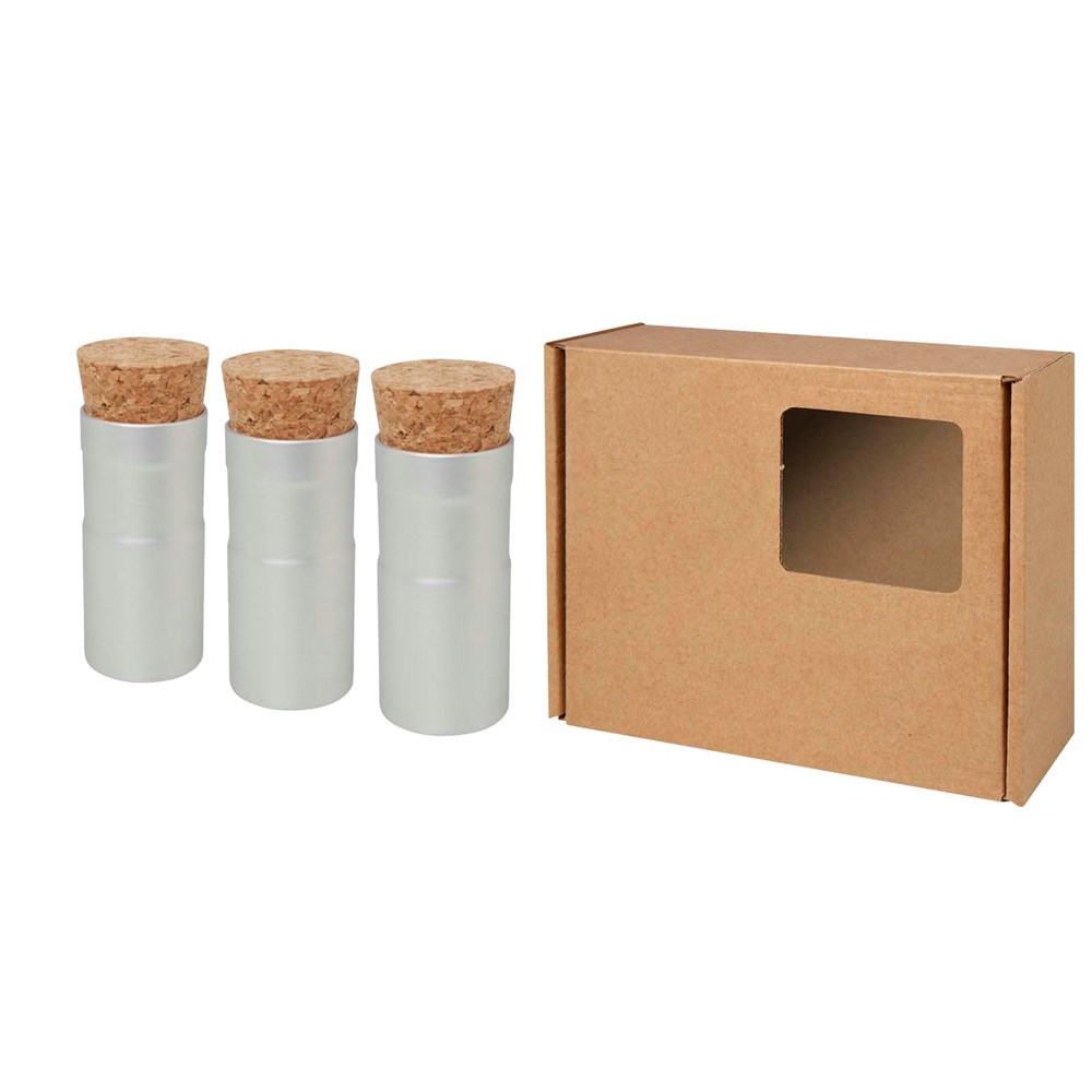 Hey Pots Schreibtisch-Garten-Blumenmischung, 3er-Set