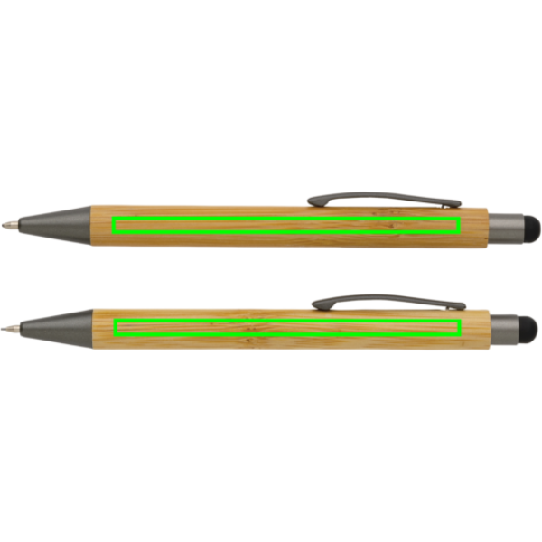 neben dem Clip (max 95 x 5 mm)