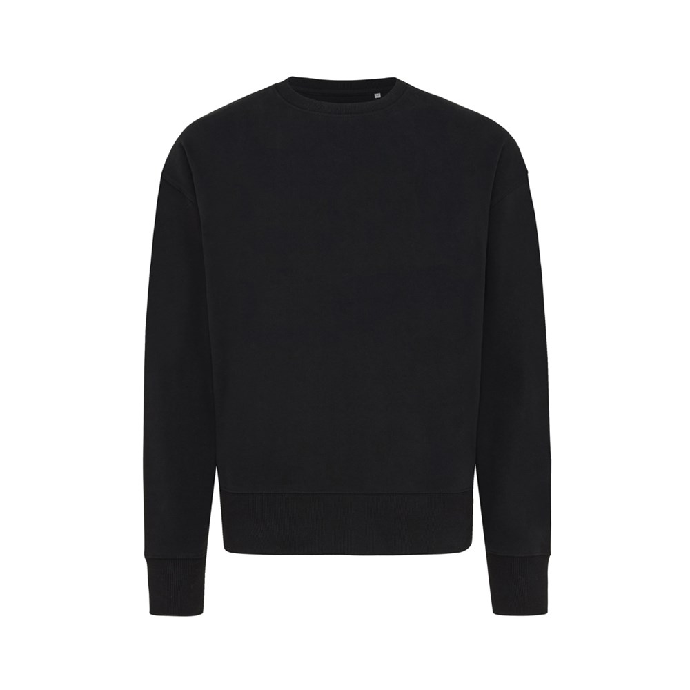 IQONIQ Kruger Relax-Rundhals-Sweater aus recycelt. Baumwolle
