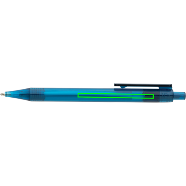 neben dem Clip (max 80 x 5 mm)